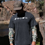 His Pain Your Gain Camo Long Sleeve Tee