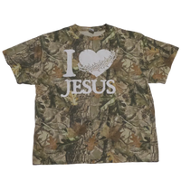 I Love Jesus Camo Tee