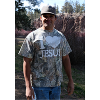I Love Jesus Camo Tee