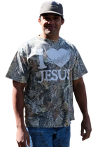 I Love Jesus Camo Tee