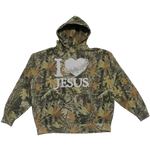 I Love Jesus Camo Hoodie